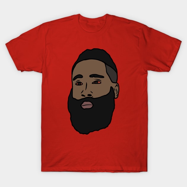 Red-Eyed James Harden T-Shirt by rattraptees